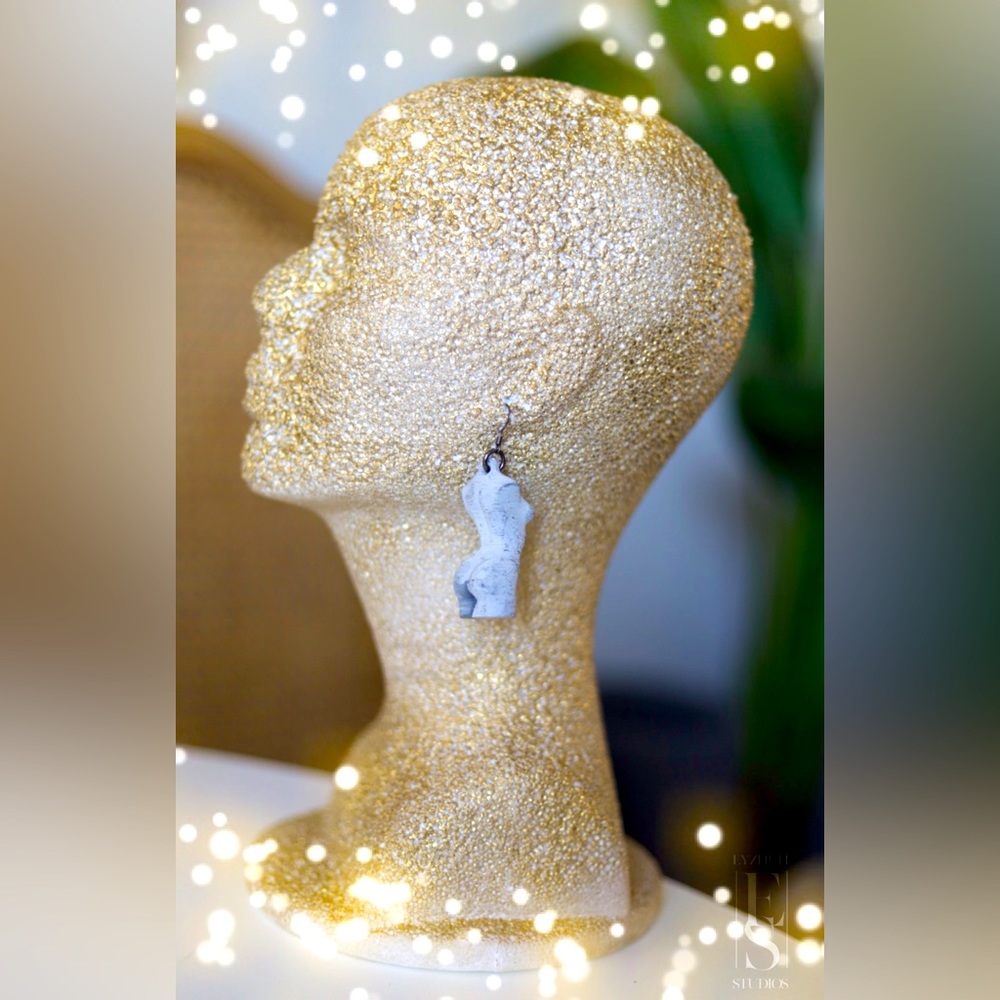 3d printed earrings - Medusa